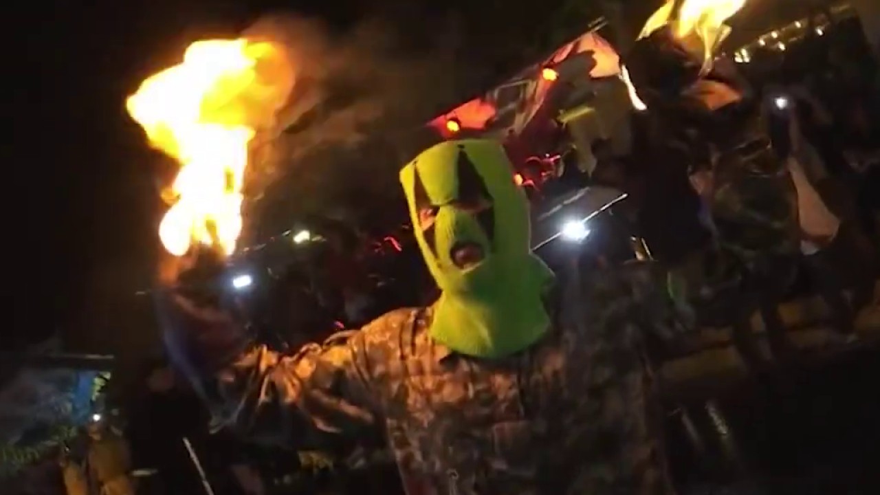 Festival de las bolas de fuego en Nejapa