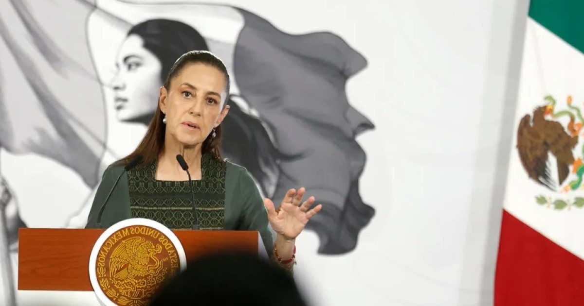 México "no es colonia de ningún país" : Sheinbaum responde tras el mapa publicado por Trump donde México aparece de los colores de la bandera de EUA