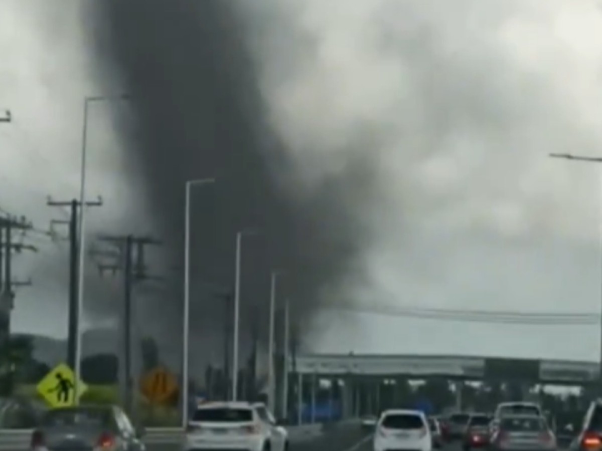 Impactante video muestra tornado que causa daños en Chile