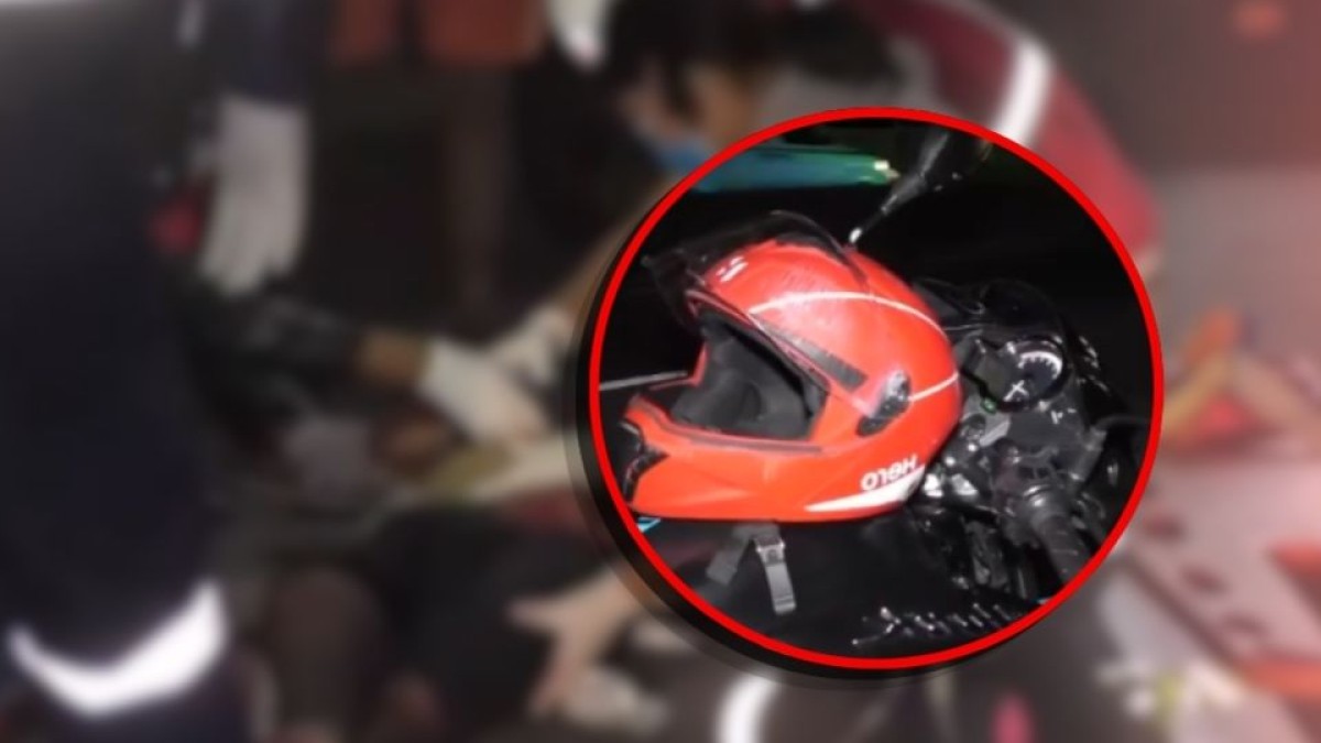 Accidente en la Troncal del Norte deja motociclista en estado crítico