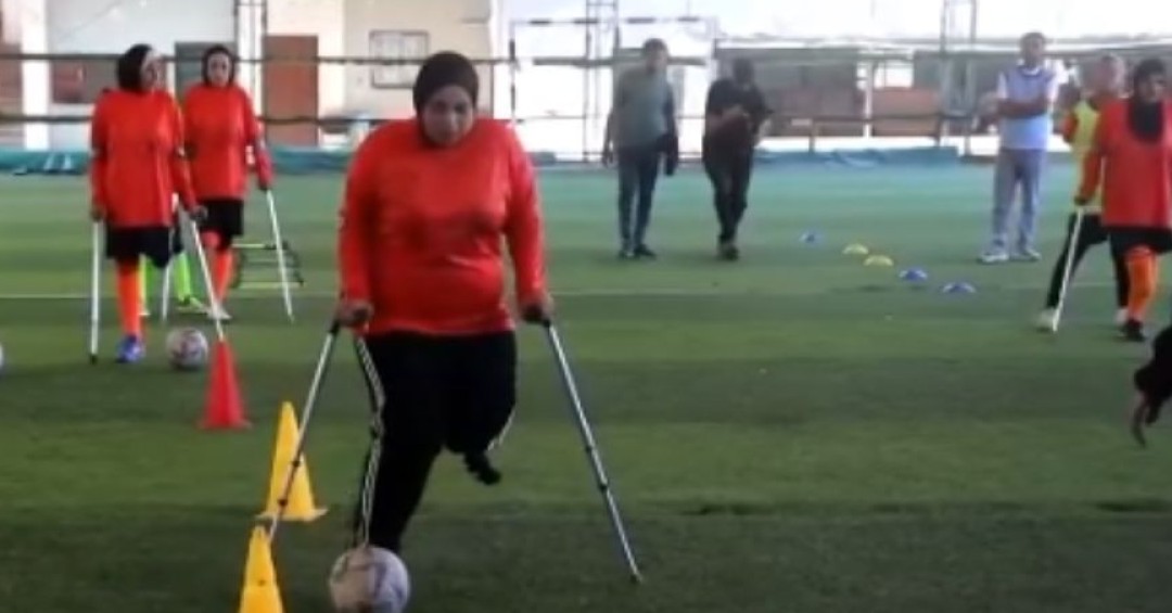 Jóvenes gazatíes amputadas forman selección de fútbol con miras a competencias internacionales