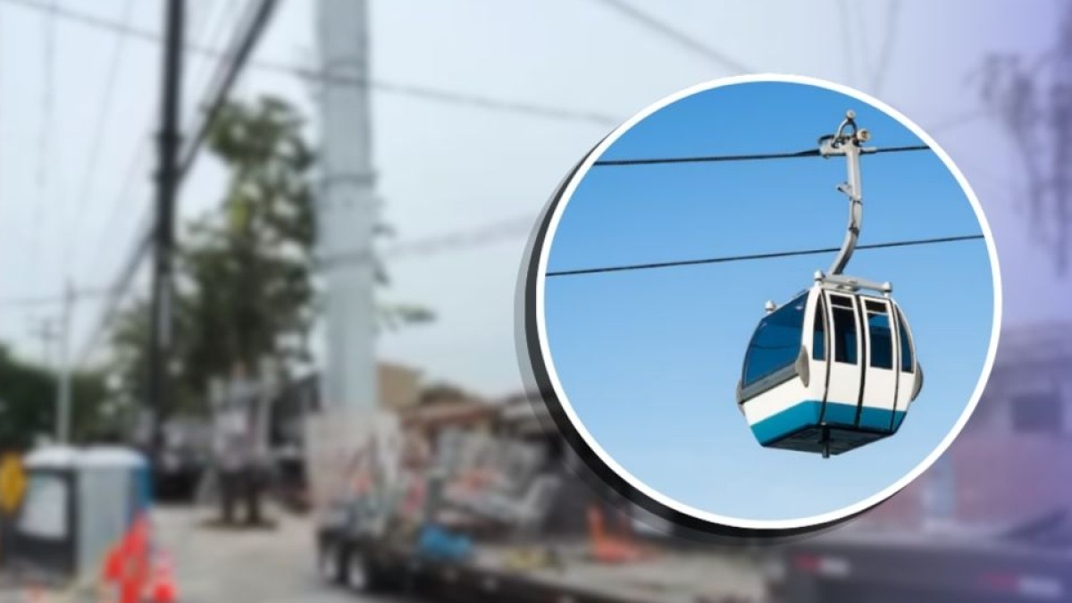 ¡Avanza el metrocable! Instalan la torre 7 de las 23 previstas para el proyecto