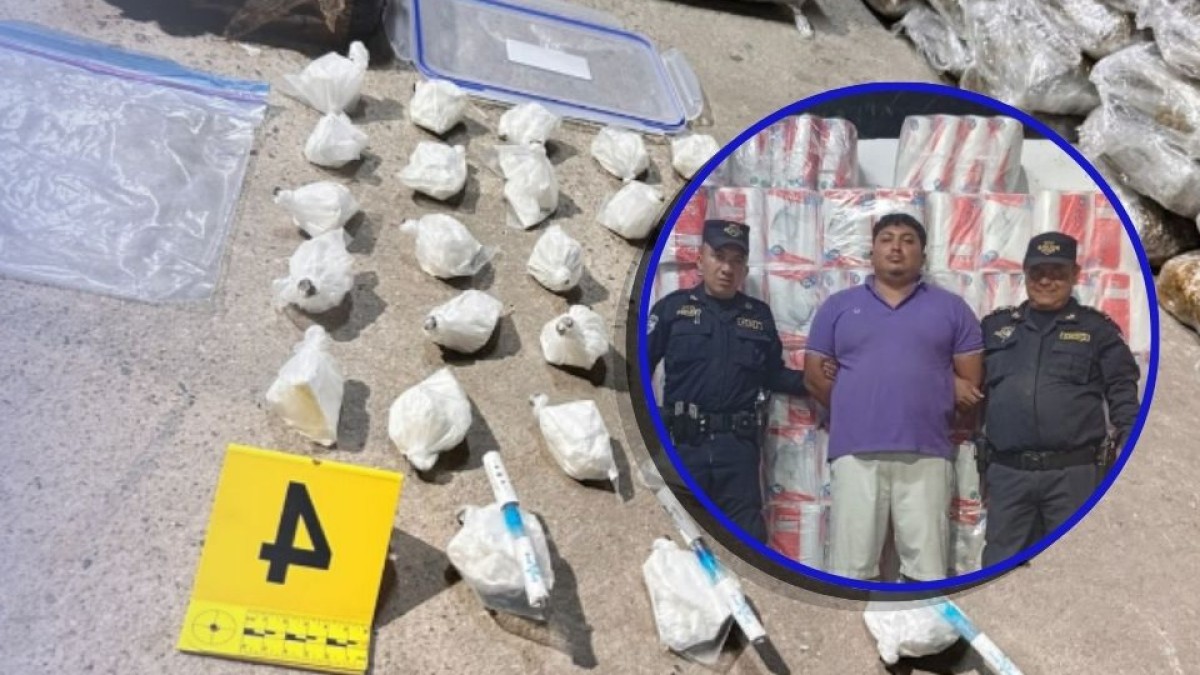 PNC halla cargamento de marihuana y cocaína oculto en vehículo de carga