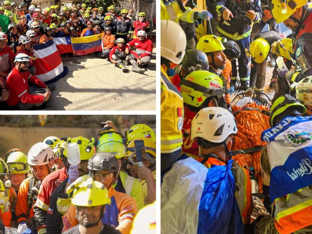 Video| Rescataron a Hernán Gil tras 8 días bajo los escombros en Venezuela