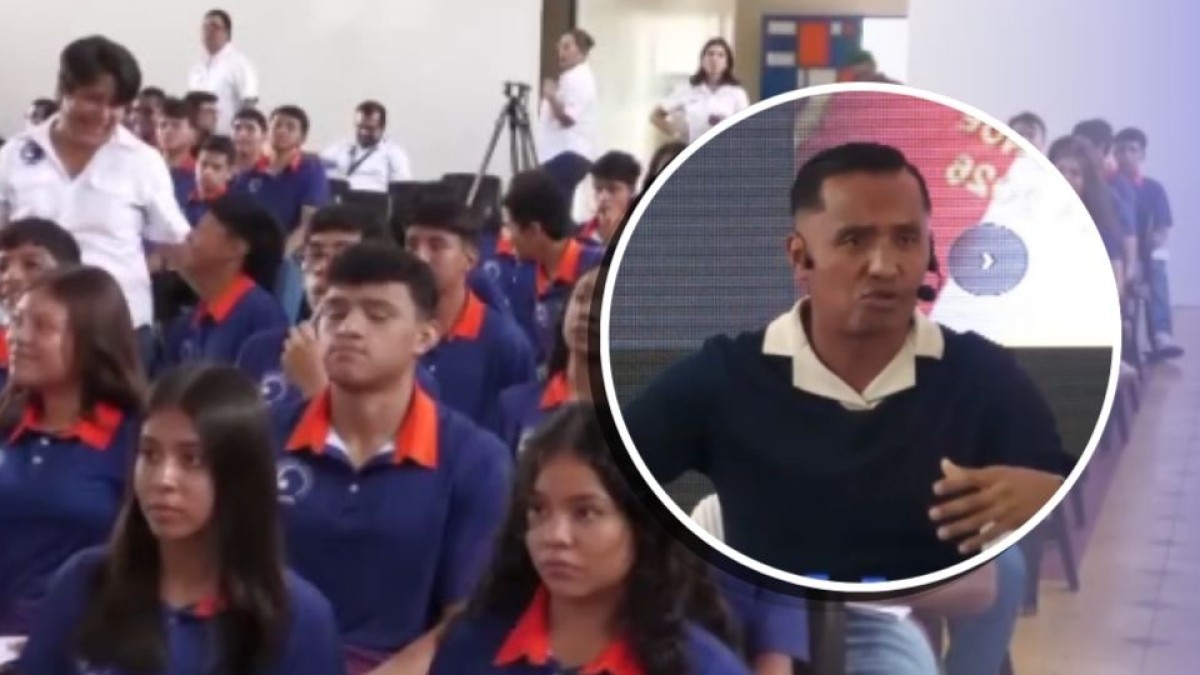 Iván Barton comparte su historia y aprendizajes con jóvenes de FESA