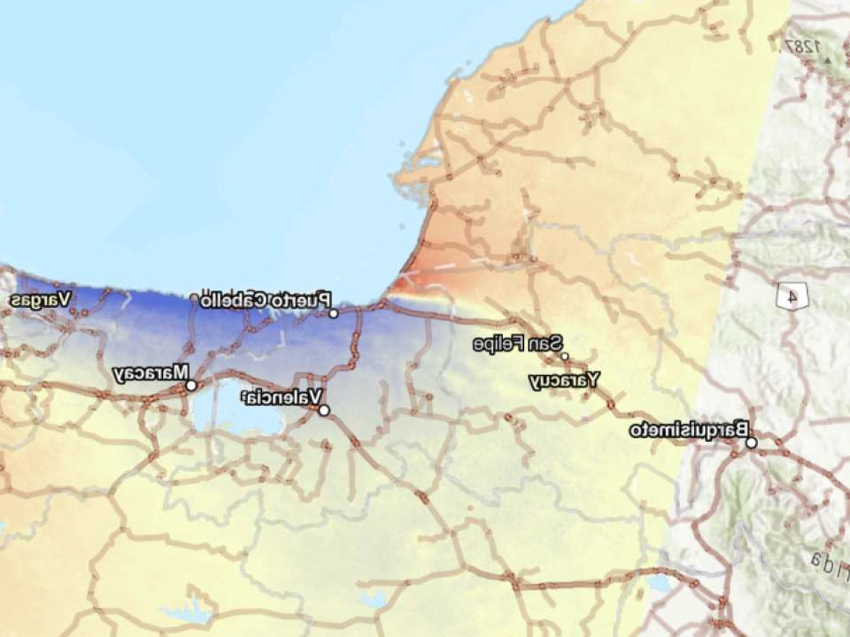 NASA muestra cómo se movió el terreno tras el doble terremoto en Venezuela