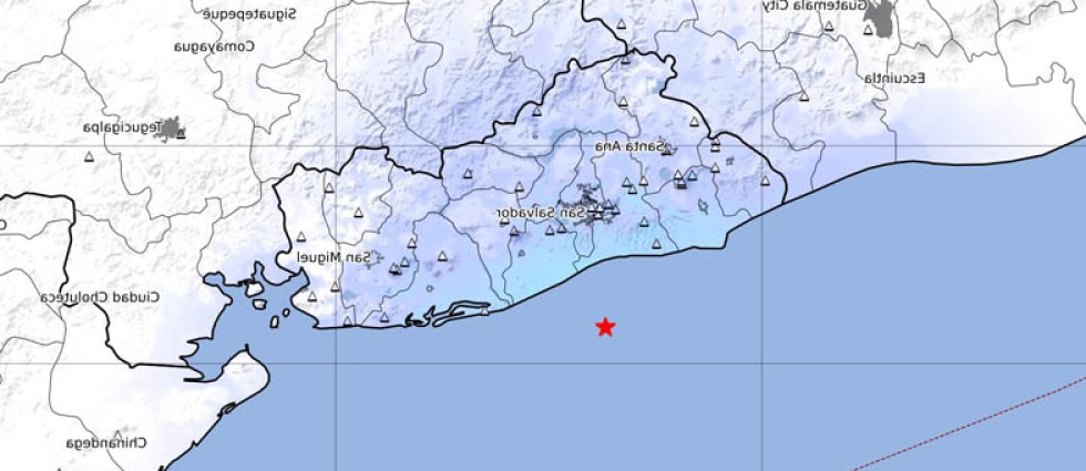 Sismo de 4.4 grados con epicentro frente a la costa de La Libertad saco a todo El Salvador esta madrugada