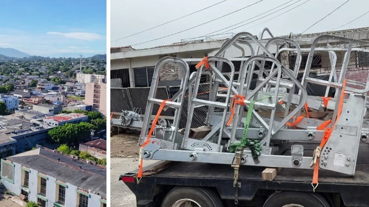 Aerocable avanza: 8 de 23 torres ya están instaladas en San Salvador