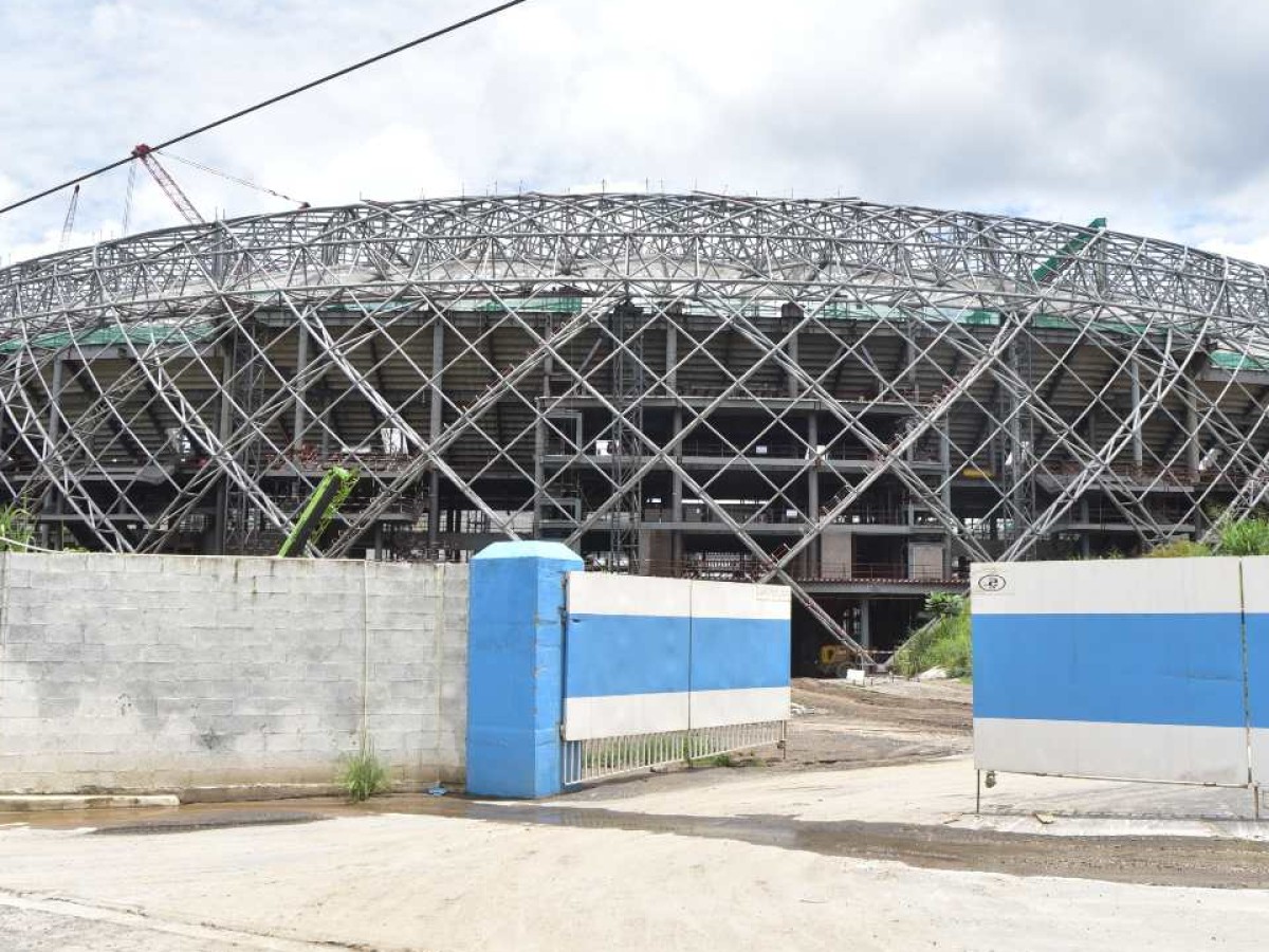 Así avanzan las obras del nuevo Estadio Nacional de El Salvador