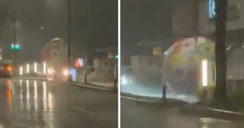 La pelota del Mundial de Bambu City Center se volvio viral en medios de 10 paises