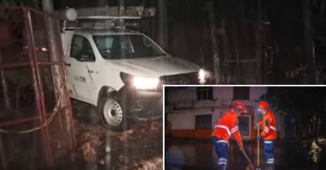 Fuertes lluvias activan monitoreos y acciones preventivas en diferentes puntos del país