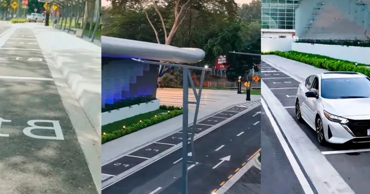 Así funciona la nueva zona para recoger pasajeros en el Aeropuerto Internacional de El Salvador
