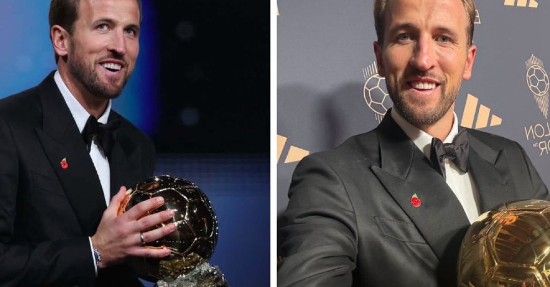 El inglés Harry Kane se queda con el Balón de Oro masculino 2026 en la gala de France Football - Canal 12 de El Salvador