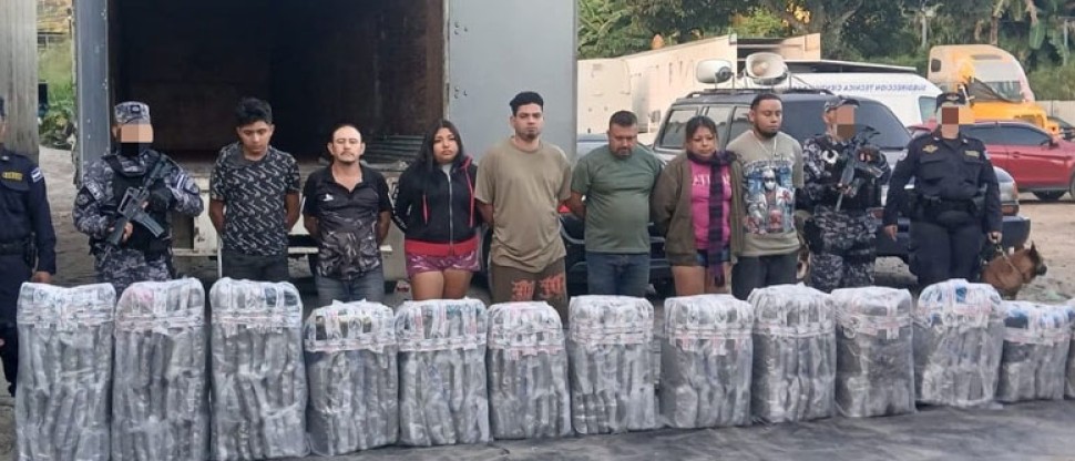 Ministro Villatoro destaca la mayor incautación de droga por vía terrestre en la historia del país