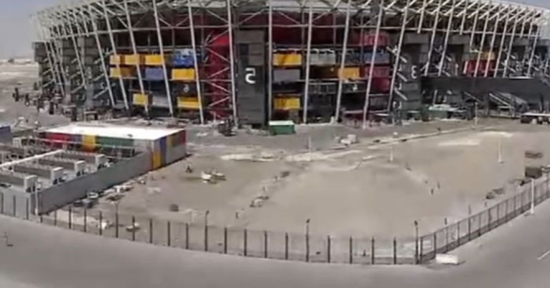Estadio 974 de Qatar 2022 fue construido con contenedores marítimos