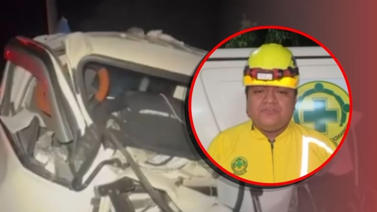 Camión impacta contra separadores de puente en Tecoluca y deja dos personas lesionadas