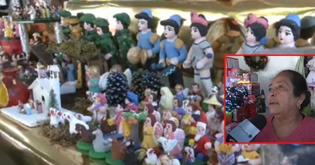 Instalan puestos de venta navideña en el centro de San Salvador - Canal 12 de El Salvador