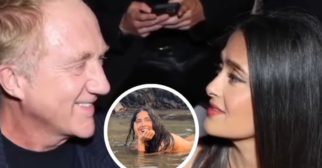 Salma Hayek celebra sus 60 años con atrevida sesión de fotos en el mar