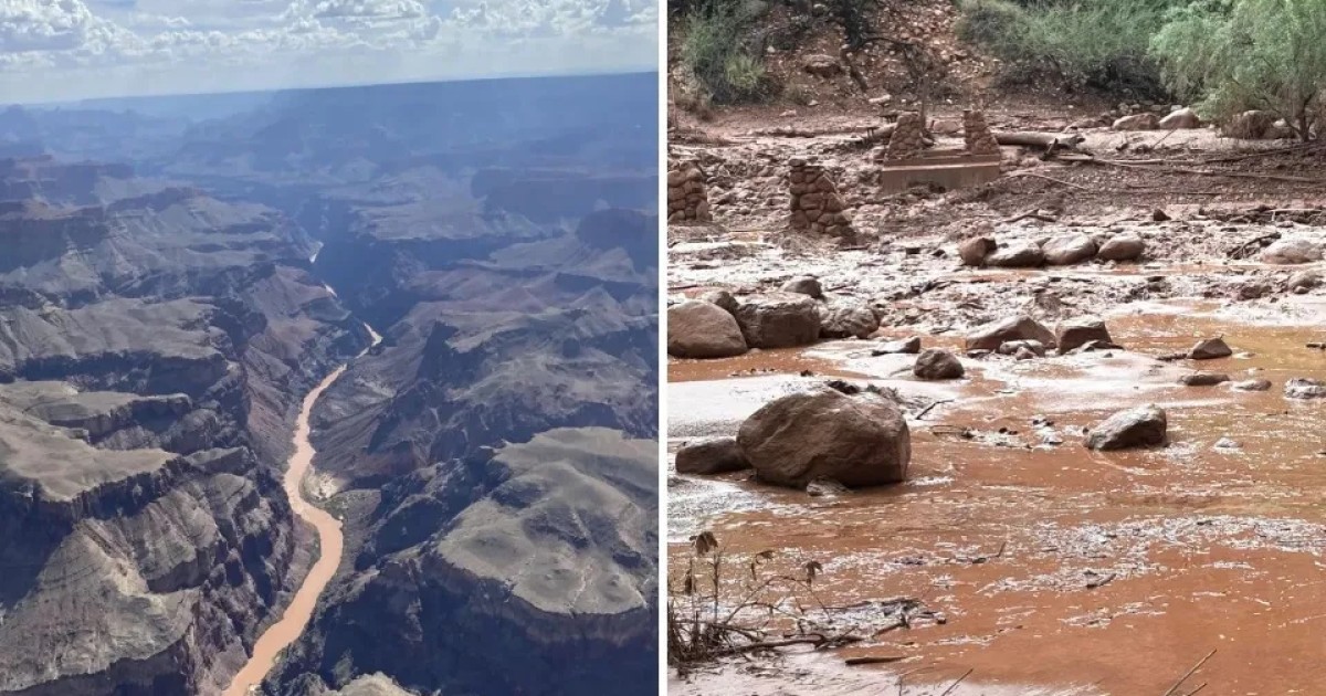 Repentina inundación en el Gran Cañón de Arizona deja un muerto y 15 desaparecidos